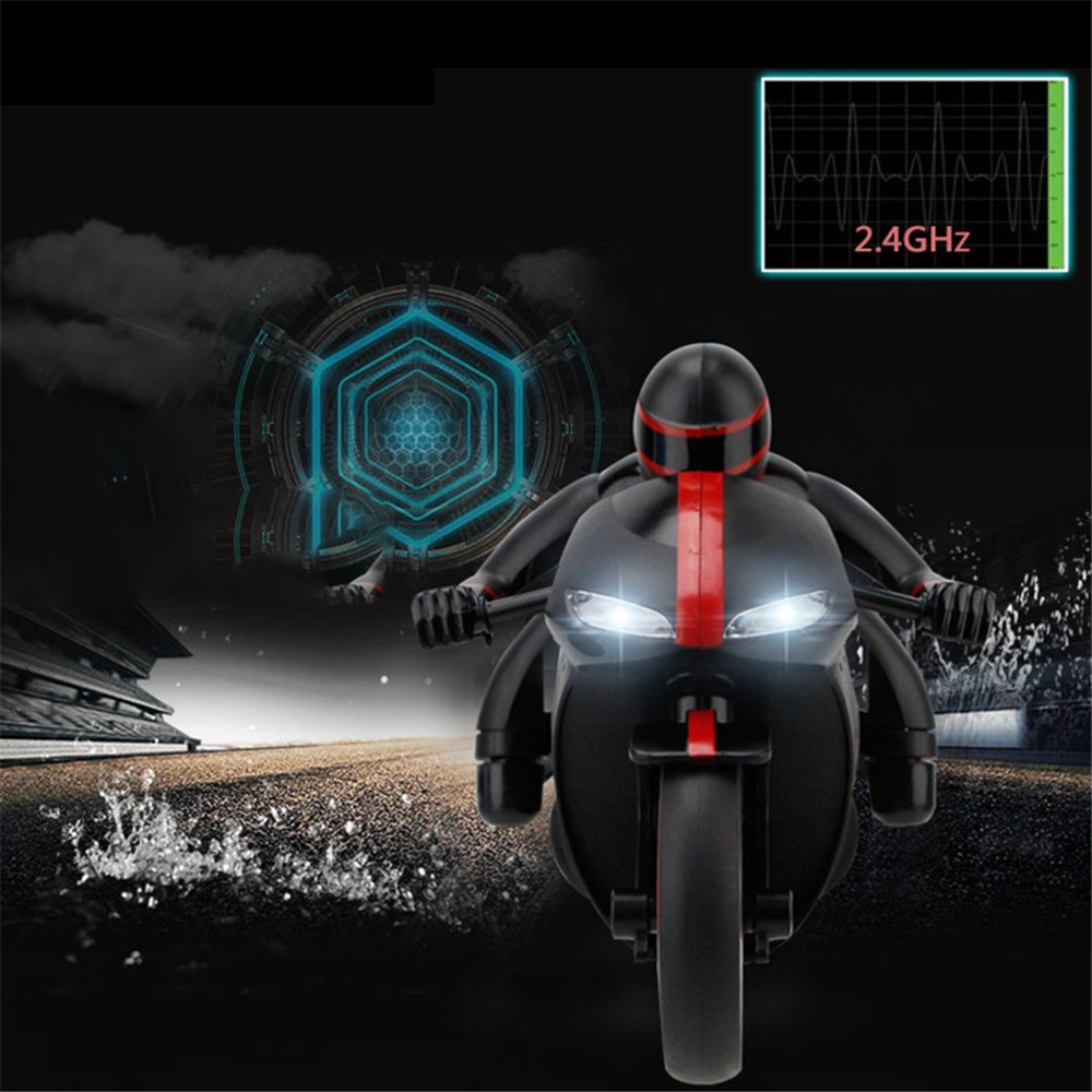 ZhengCheng 333-MT01B 2.4G 20km/h remote control car motorcycle 30 degrees 24.4*12.7*14cm with flashlight